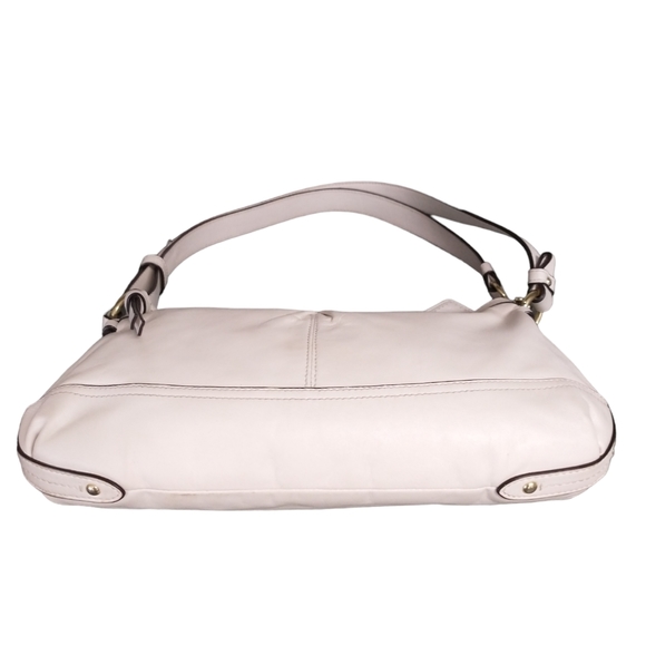 Coach Soft Leather Cream Crossbody/Shoulder Bag - Picture 10 of 15